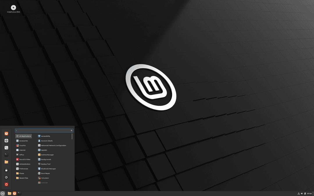 Imagem do Linux Mint